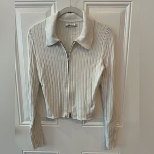 Abercrombie Zip Front Sweater